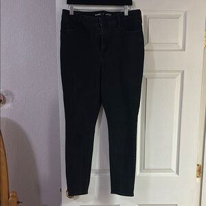 Old Navy Women's Dark Black Skinny Jeans
